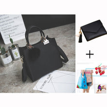 Load image into Gallery viewer, WANGKA handbag women shoulder bag luxury handbags women bags designer High-grade Scrub leather messenger bag Hairball women bag