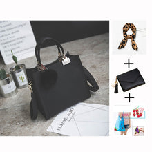 Load image into Gallery viewer, WANGKA handbag women shoulder bag luxury handbags women bags designer High-grade Scrub leather messenger bag Hairball women bag