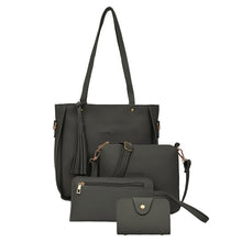 Load image into Gallery viewer, 4pcs Woman Bag Set 2019 New Fashion Female Purse and Handbag Four-Piece Shoulder Bag Tote Messenger Purse Bag