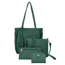 Load image into Gallery viewer, 4pcs Woman Bag Set 2019 New Fashion Female Purse and Handbag Four-Piece Shoulder Bag Tote Messenger Purse Bag