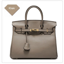 Load image into Gallery viewer, 2019 New Genuine Leather Handbags Women Messenger Bags Fashion Luxury Lock Design Ladies Shoulder Crossbody Bag Famous Brand bag