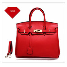 Load image into Gallery viewer, 2019 New Genuine Leather Handbags Women Messenger Bags Fashion Luxury Lock Design Ladies Shoulder Crossbody Bag Famous Brand bag