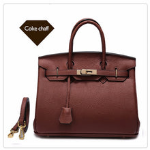 Load image into Gallery viewer, 2019 New Genuine Leather Handbags Women Messenger Bags Fashion Luxury Lock Design Ladies Shoulder Crossbody Bag Famous Brand bag