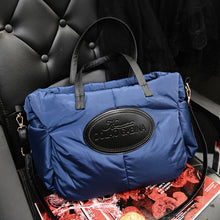 Load image into Gallery viewer, LUCDO Winter Women Handbags Fashion Space Cotton Material Large Package Down Jacket Bag Ladies Warm Tote Bag Sac A Main Bolsa